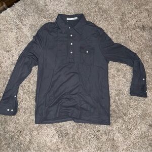 Criquet Long Sleeve 4-Button Shirt